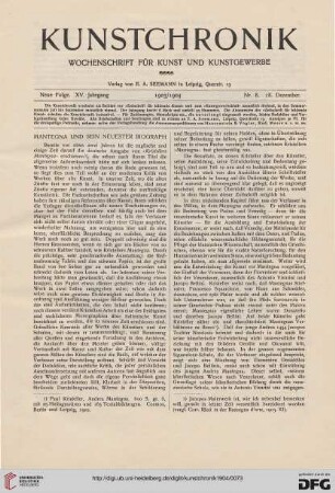 Heft 8 (18. Dezember 1903)