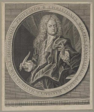 Bildnis des Christianus Wolfius