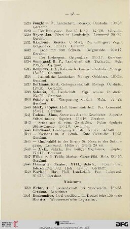Miniaturen (Nr. 1550-1557)