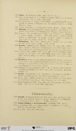 Ueberseeische (Nr. 2730-2798)