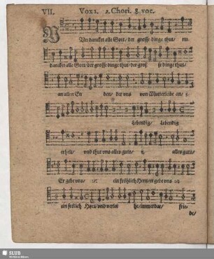 VII. Nun danket alle Gott
