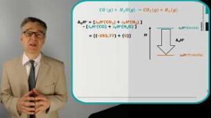 Thermodynamische Klassifizierung der Wassergas-Shift-Reaktion -exotherm, endotherm, exotrop, endotrop, exergonisch oder endergonisch: Übungsaufgabe 18