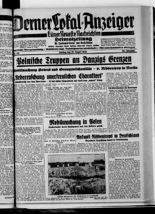Derner Lokal-Anzeiger. 1937-1941