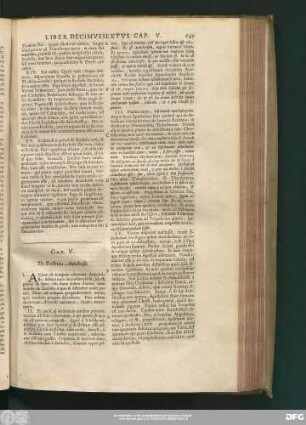 Cap. V. De Doctrina Antichristi.