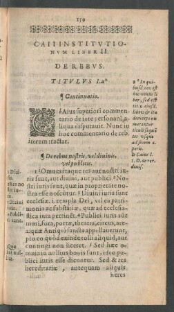 Caii Institutionum Liber II.
