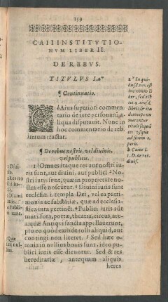 Caii Institutionum Liber II.