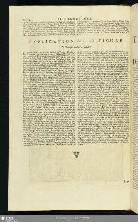 Explication de la LX. Figure. Le Temple réduit en cendres