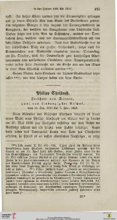 Philip Christoph, Freiherr von Sötern