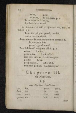 Chapitre III. de Nombres.