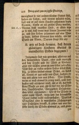 452-456, II. wie es doch komme, daß denen glaeubigen ...