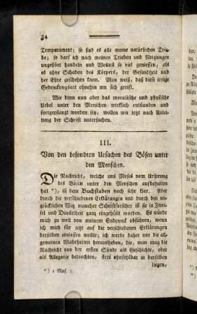 34-51, III. Von den besondern Ursachen des Bösen unter den Menschen