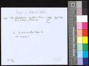 Ehevertrag zwischen Johann Lehmann und Regine Cremitz