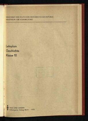 1975: Klasse 10