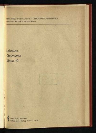 1975: Klasse 10
