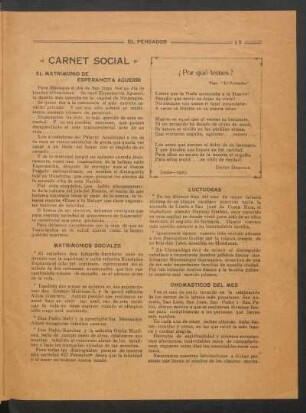 Carnet social