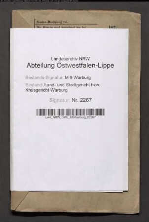 Erblasser: Rehermann, Wilhelmine, geb. Runge: