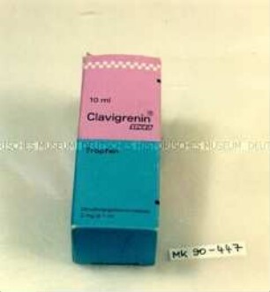 Schachtel für Tropfen "Clavigrenin®"