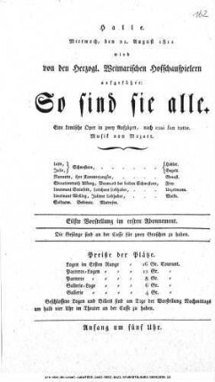 So sind sie alle