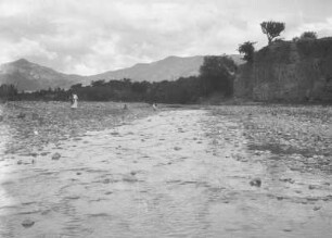 Bei Mitla : Flussansicht und Ufervegetation