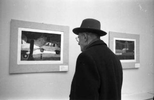 Ausstellung "Jugend malt Autos" im Badischen Kunstverein.