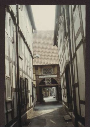 Schülerstraße, Blick in einen Hinterhof. Detmold