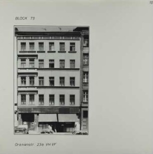 Fotografie: Oranienstr. 23a