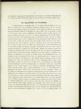 Die Eigenschaften des Aluminiums