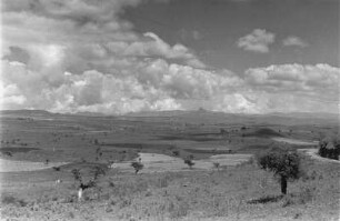 Hochfläche : Blick auf die Hochfläche zwischen Gondar und Debark.