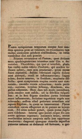 De praestantissimis pestibus