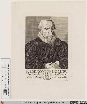 Bildnis Johann Fabricius (II)