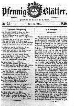 No. 31, 12. u. 13. März