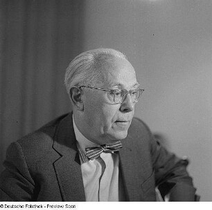 Porträt Prof. Heinz Bongartz, Nationalpreisträger der DDR