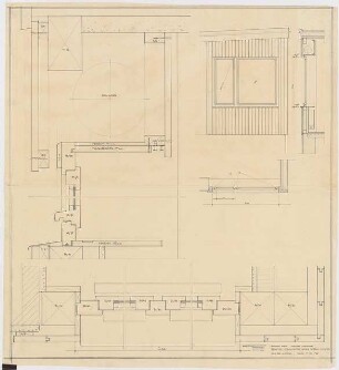 Haus und Garten Paepke, Hofgeismar-Carlsdorf: Fenster im Großmutterzimmer 1:10, 1:1