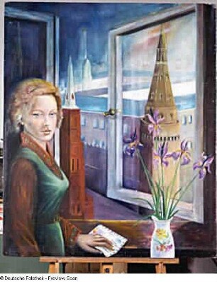Mädchen am Fenster