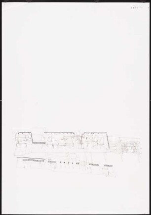 »In-form-art« Kulturinstitut der Zukunft am Kulturforum, Berlin-Tiergarten Schinkelwettbewerb 1988: Axonometrie