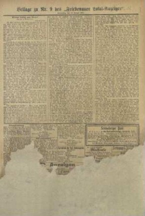 Beilage zu Nr. 9