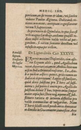 De Ligno aloes. Cap. XXXVII.