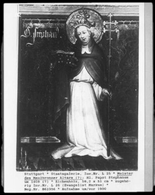 Heiliger Papst Stephanus