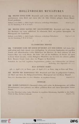 Holländische Miniaturen (Nr. 104-148)