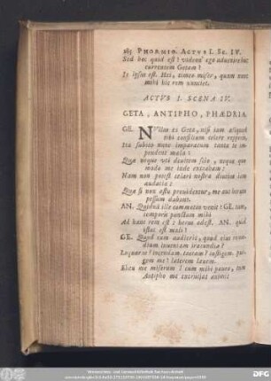 Actus I. Scena IV.