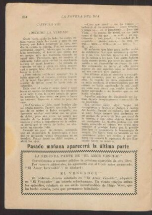 Capítulo VIII - ¡Decime la verdad!