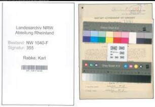 Entnazifizierung Karl Rabke , geb. 19.08.1906 (Zollbeamter)