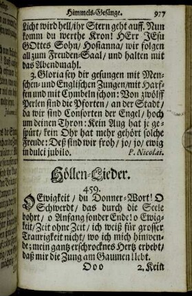 Höllen-Lieder.