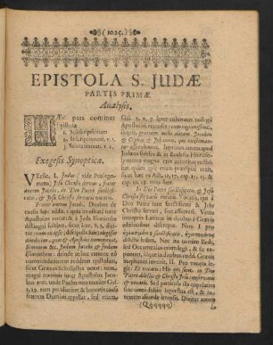 Epistola S. Judae.