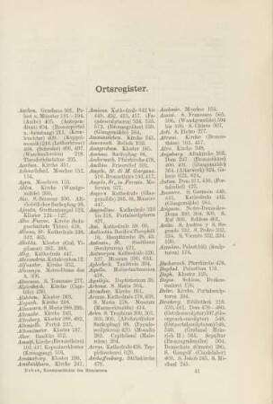 Ortsregister