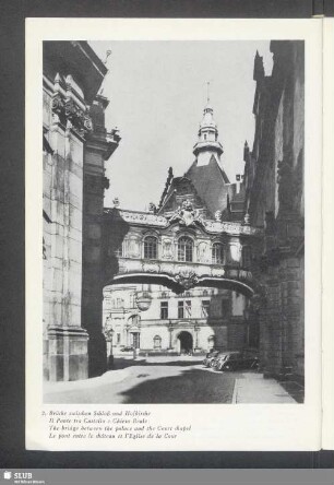 Brücke zwischen Schloß und Hofkirche