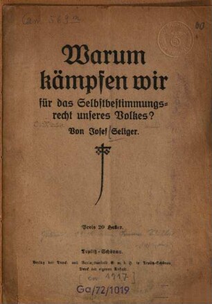 Warum kämpfen wir für das Selbstbestimmungsrecht unseres Volkes?