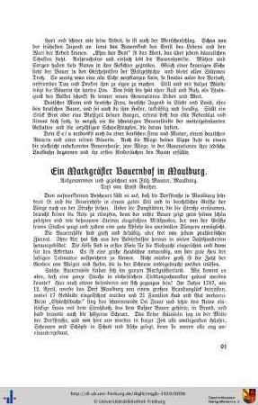 Ein Markgräfler Bauernhof in Maulburg