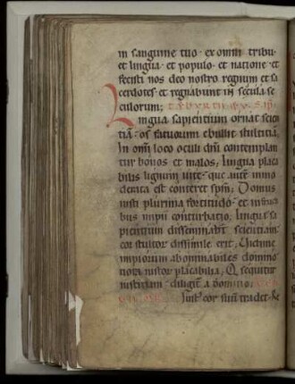 Proprium de sanctis; Pars aestivalis; von Tiburtius et Valerianus mart. (14.4.) bis Thomas apost. (21.12.)