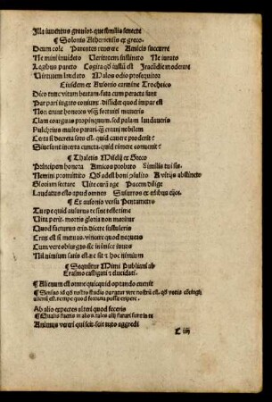 Sequuntur Mimi Publiani ab Erasmo castigati et elucidati.